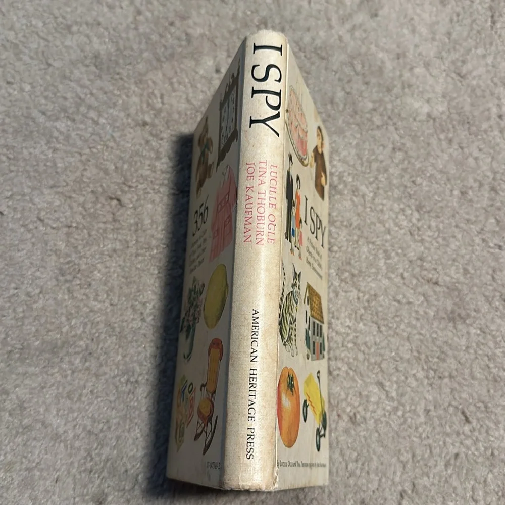 Vintage 1970 I Spy Lucille Ogle Picture Book Hardcover Rare Children’s Book